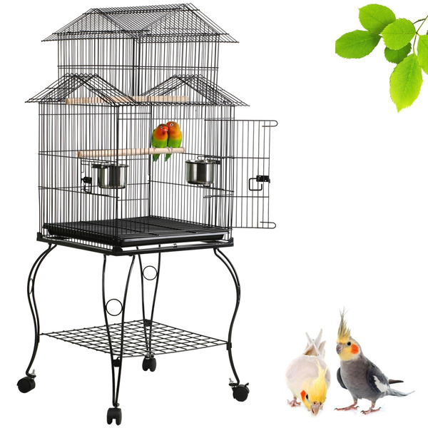 Triple roof hotsell bird cage