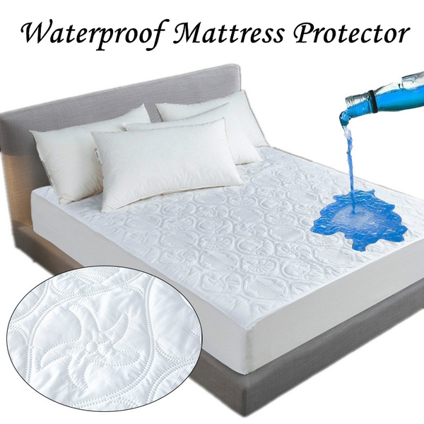 Waterproof Mattress Protector Baby Twin Full Queen King Size White TPU Foam  Back Quilt Mattress Pad Cover Waterproof Bed Sheets for Kids Bed