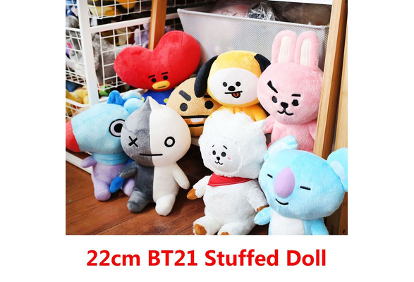 K-Pop Super Star BT21 BTS Plush Animals - CHIMMY, COOKY, KOYA, MANG an