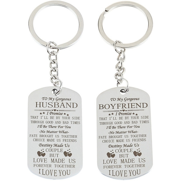 I  Love You Keychain Keepsake Gift For Him Boyfriend Husband Anniversary Lover Q 