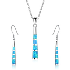 Beautiful, Sterling, bluefireopal, 925 sterling silver