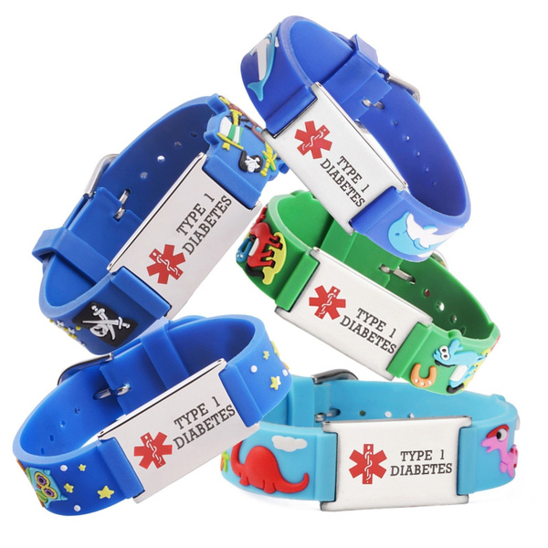Cheap Medical Alert ID Bracelet Diabetic Epilepsy SOS Bracelet Men's  Engraved Wristband | Joom