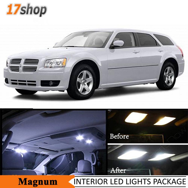 14Pc Super White Car Interior LED Light Bulb Kit for 2005-2008 Dodge Magnum 