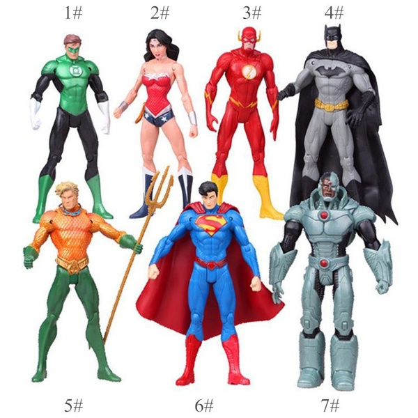 Superman Wonder Woman Justice League: Super Hero 4 Plush Doll Set Batman 