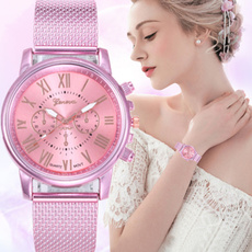 1 PC New Fashion Gogoey Brand Rose Gold Leather Watches Women Ladies Casual Dress Quartz Wristwatch Reloj Mujer
