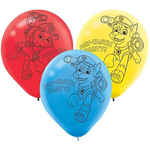 Sachet De 6 Ballon Pat Patrouille Paw Patrol Deco Fete Anniversaire 294 Wish