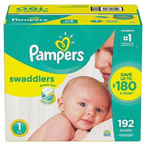 192 pampers store swaddlers size 1