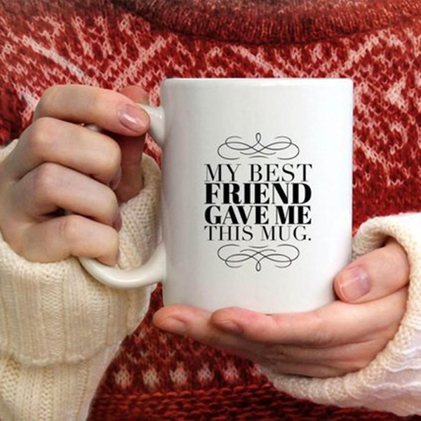 Gift for Best Friend Mug, Best Friend Birthday Gift Idea, Best Friend Coffee Mug Long Distance, Funny Best Friend Coffee Cup | Wish