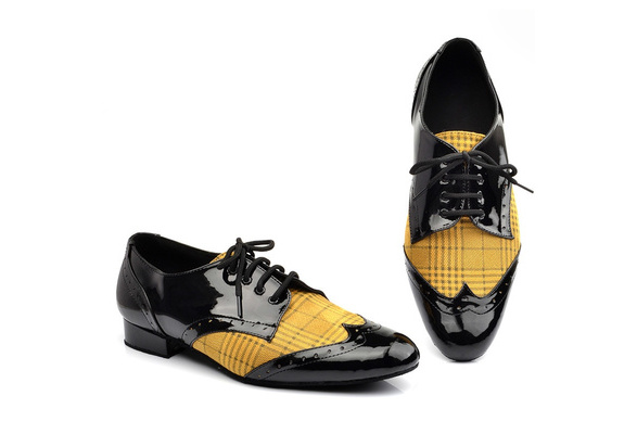 yellow dance shoes