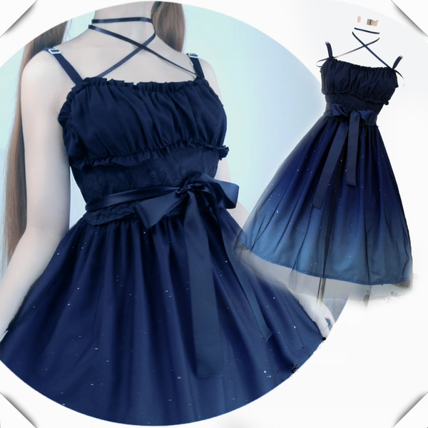 Robe Lolita Princesse Cosplay Japonaise Dentelle Volants - Neuve Avec étiquettes
