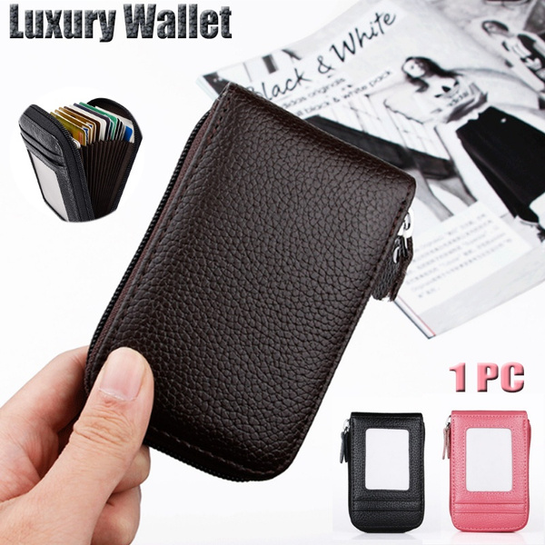 Zippy Wallet - Luxury Fashion Leather Grey