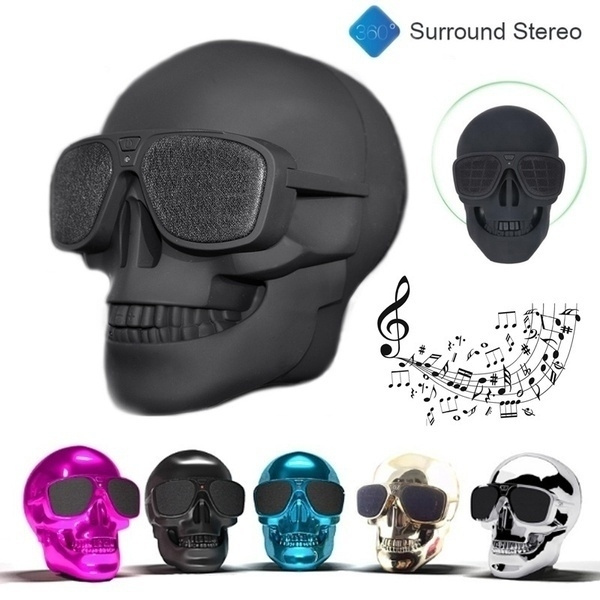 Innovative Skull Head Portable Wireless 