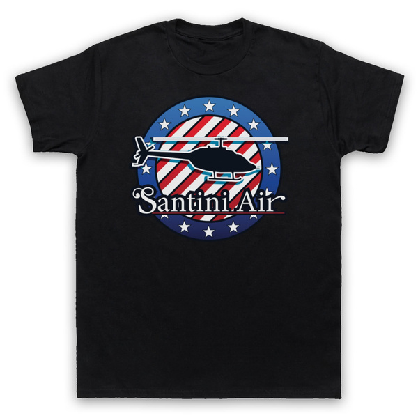 Airwolf Série TV Action Rétro T-shirt Noir Homme Taille S à 5XL