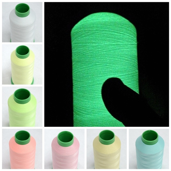 Glow In Dark Embroidery Thread | 3000 Yard Luminous Sewing Thread Spool For Night Projects