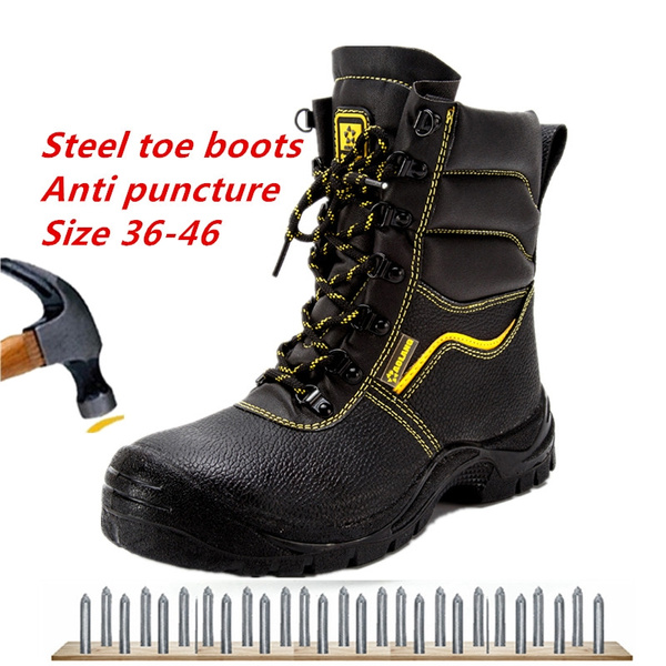 argos steel toe cap boots