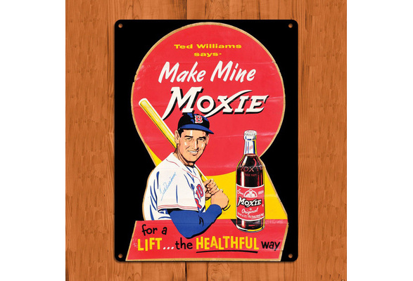4629.Ted Williams.make mine moxie.red sox.baseball.POSTER.decor Home Office art