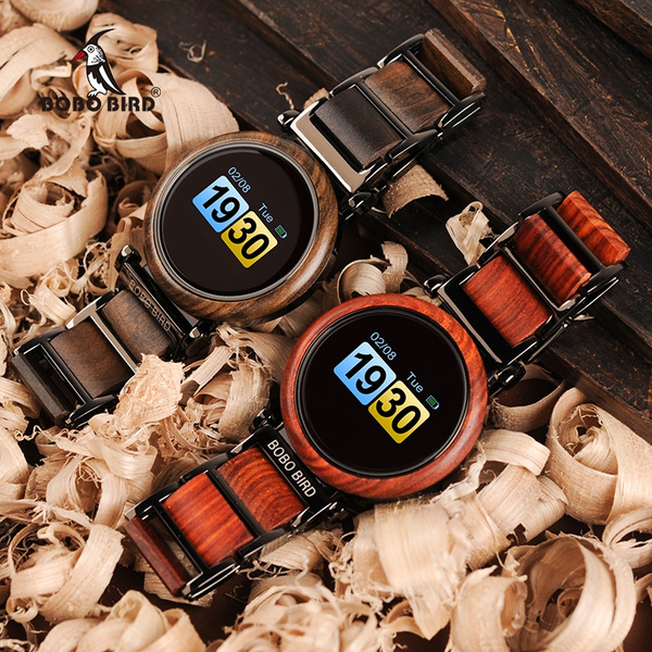 Wooden smart watch new arrivals