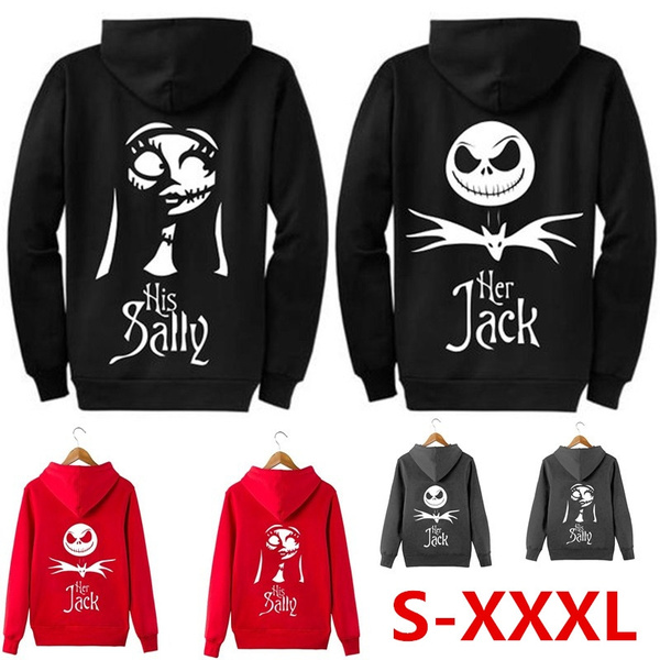 Nightmare Before Christmas jack and sally Couple hoodie Sally Jack 