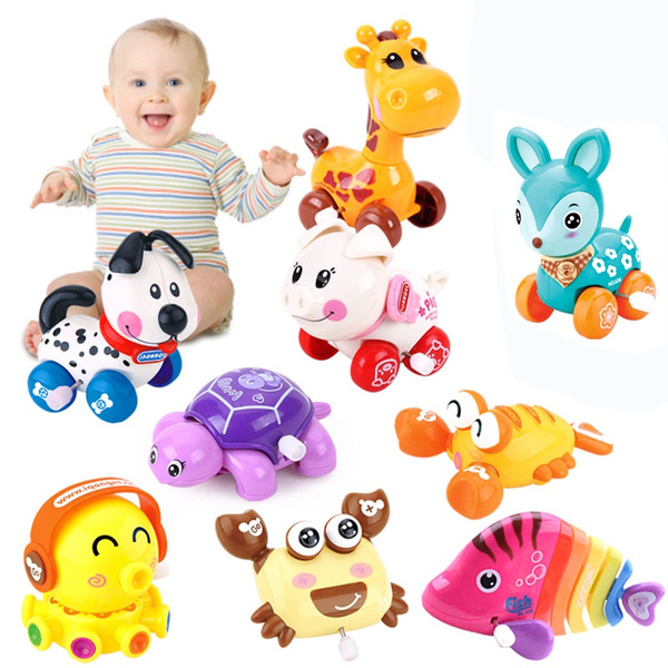 Cartoon Animal Wind Up Spielzeug Uhrwerk Classic Toy Neugeborenes Baby Spielzeug 