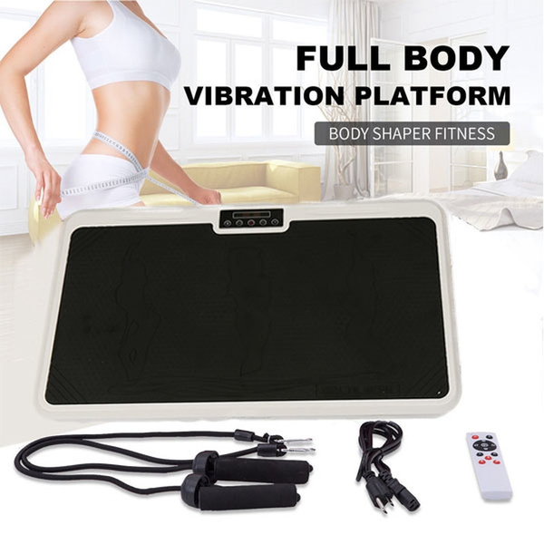 Exercise Vibration Fitness Platform Machine Plate Slim Body Shaper Massage Vibro 