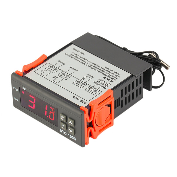 NEW 12V//24V//110V//220V STC-1000 Digital Temperature Controller Thermostat w//NTC K