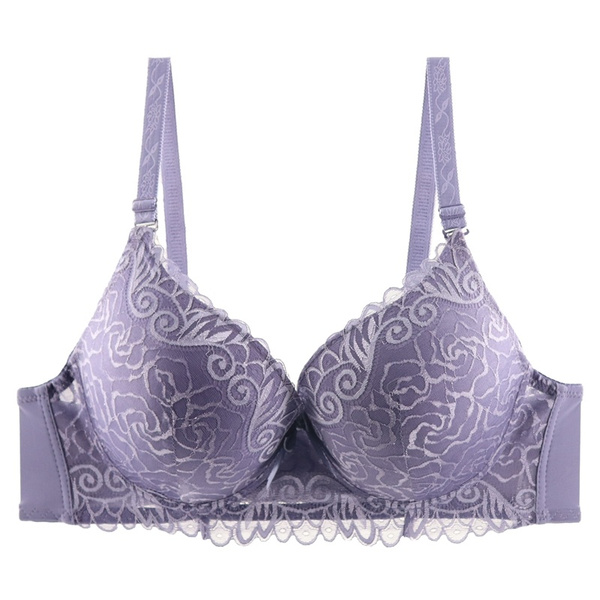 Sexy Lace Bras for Women Push Up Underwire Top Underwear Plus Size
