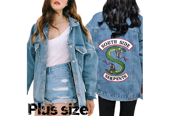 Riverdale denim jacket southside on sale serpents