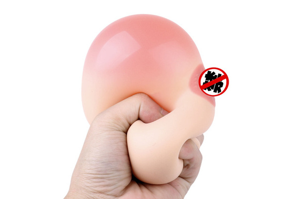 Silicone Breast Squeeze Boobs Ball Stress Reliever Toy for Hen Party Adult  Funny Joke Gift