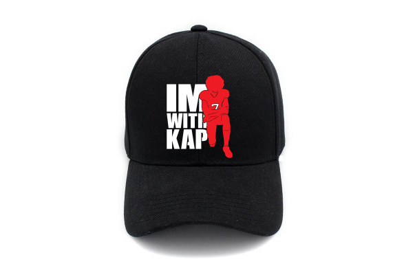 Snapback Trucker Cap Men Women Clean Up Adjustable Hat One Size Uuu Hhhyy Colin-Kaepernick-ImWithKap 