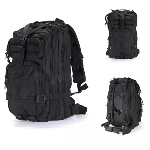 Zaino militare militare escursionismo alpinismo tattico impermeabile 20-35L  nero FR | Wish
