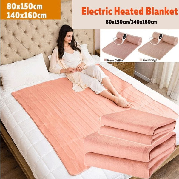 Home Living Electric Heated Blanket winter Double Control 12h