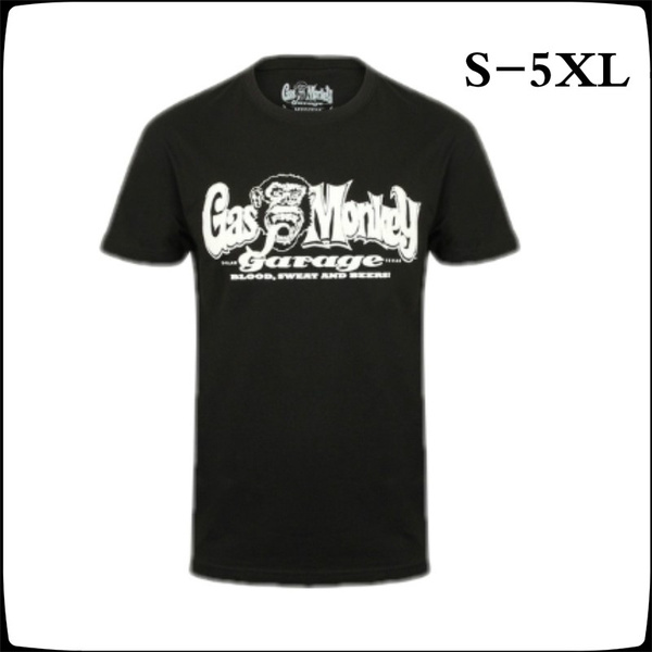 Gas Monkey Garage Green Logo T-shirt zwart XL 100% katoen Fan Gas Monkey Garage Green Logo T-shirt zwart XL 100% katoen Fan