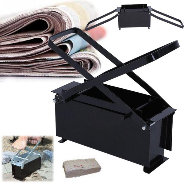 DIY Paper Log Briquette Maker NewsPaper Fireplace Stove Fuel Firewood ...