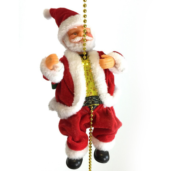 Animated Climbing Santa Claus Moving Figure Christmas Ornament | Wish