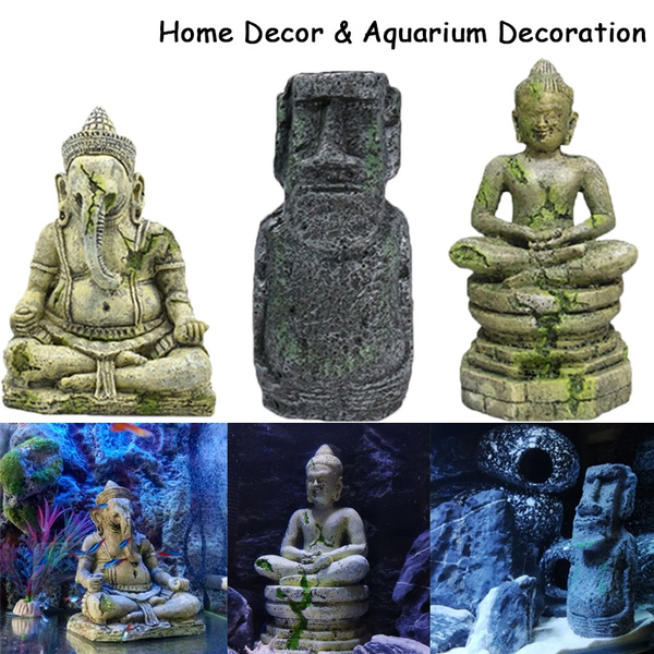 Home Luxury Ornament Ganesha Buddha Elephant Statue Accessories Fish Accessories Decoration Buddha Figurine Garden Decor | Wish