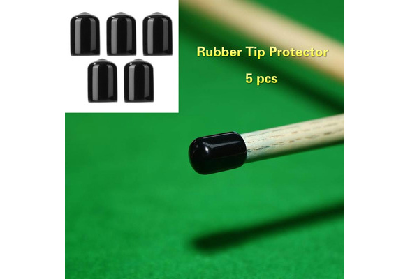 20Pcs Rubber Snooker Billiard Cue Tip Protector for Pool Cue Stick Snooker 