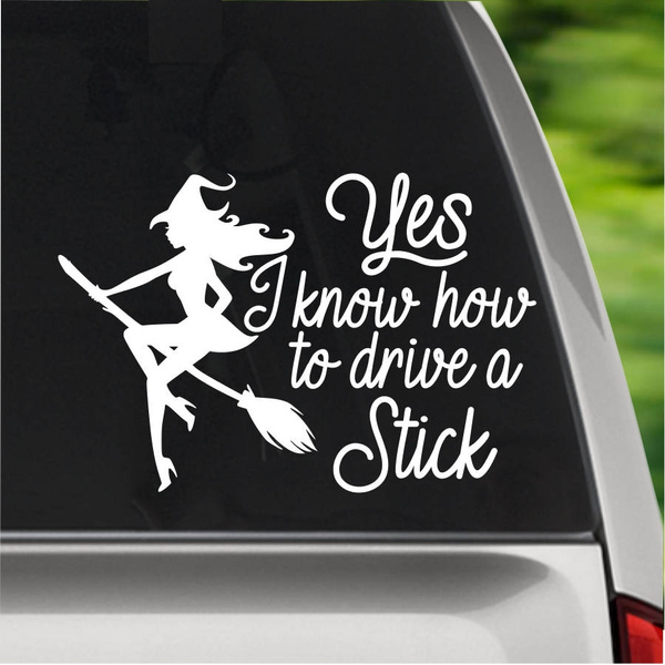 witch car decal