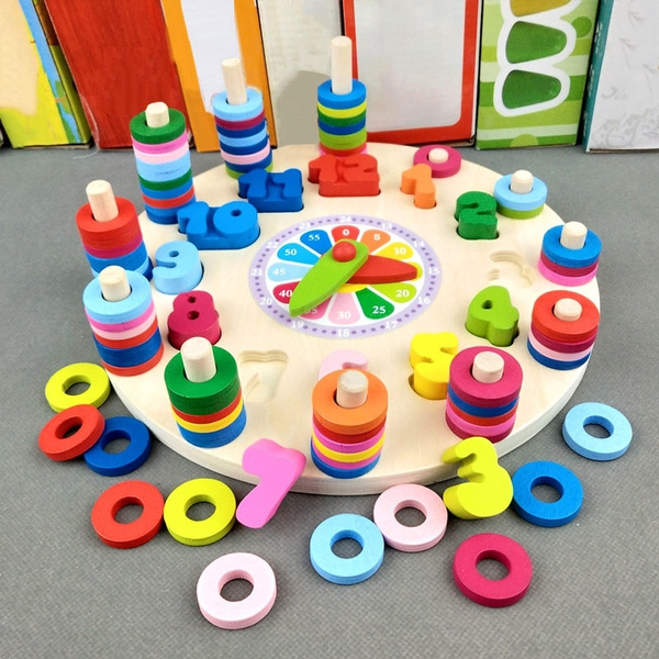 Counting Toy Early Learning Math Montessori Educational Wooden Toys Teaching Aid