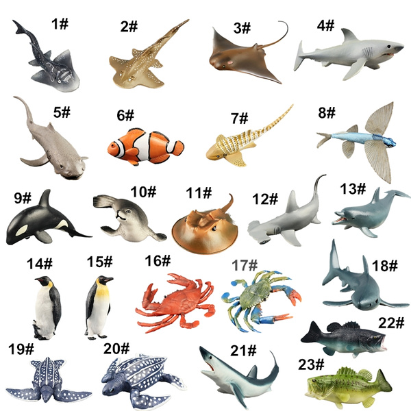 23 Styles Sea Animals Action Figures Toys For Kids 4-19cm | Wish 23 Styles Sea Animals Action Figures Toys For Kids 4-19cm | Wish