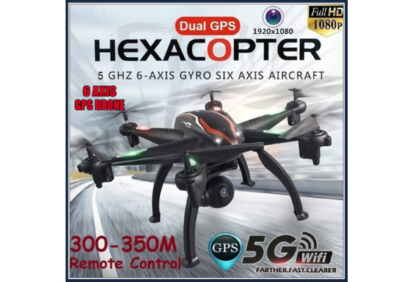 Hot!!Professional Upgrade Axis 5G Wifi FPV Dual GPS Drone with