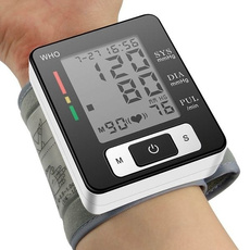 Digital LCD Wrist  Pressure Monitor Heart Rate Pulse Meter Measure