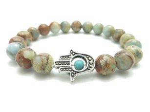 wristbracelet, aquaterrajasperbracelet, Yoga, Jewelry