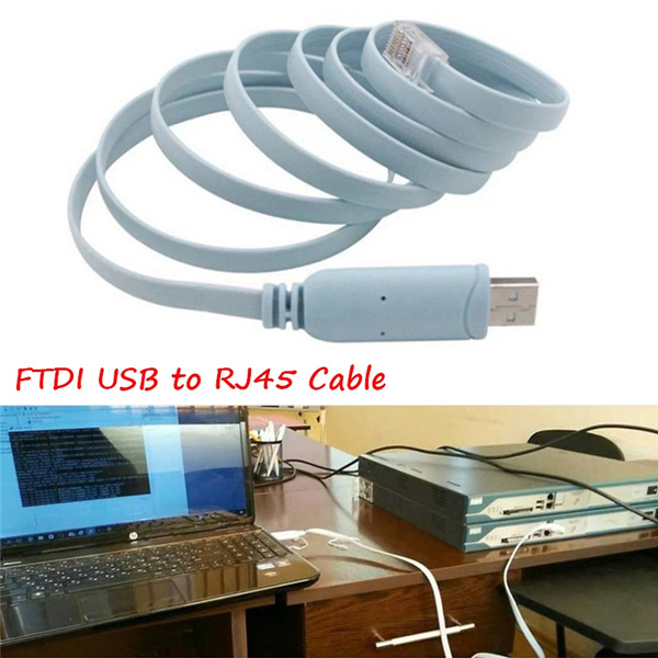 thumbnail image 2 of Cisco USB To RJ45 Console Cable Adapter – FTDI Chip, Blue/Black, 17cm 2 of 6