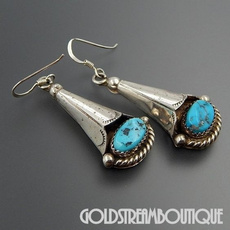 Antique, Sterling, Turquoise, 925 sterling silver