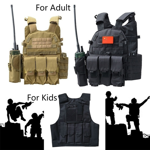 Body Armor JPC Plate Carrier Vest Ammo Magazine Chest Rig Airsoft Paintball Gear 
