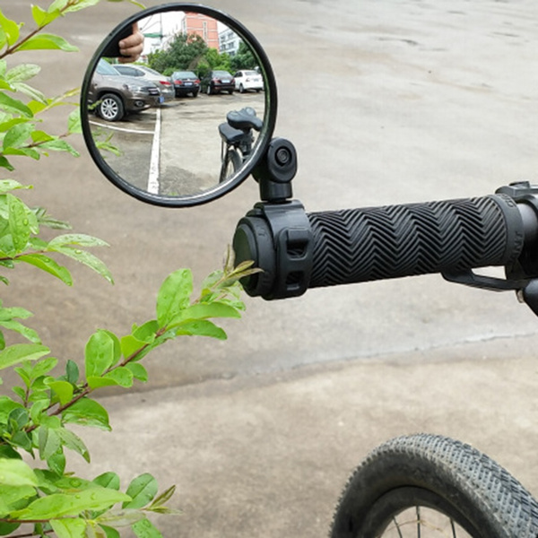 Bicycle Cycle Handlebar Rotate Mirror Mountain Road Bike Glass Rear View Outdoor