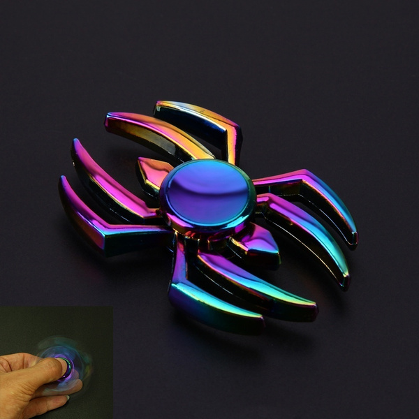 Spider Man Rainbow Spinner Spinner Metal Hand Finger for and ADHD Approach Stress Relief Gift Toys |