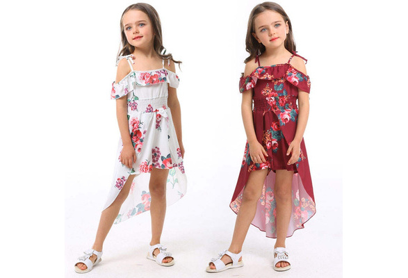 Bohemian Floral Chiffon Cotton Princess Dress For Girls Off Shoulder  Designer Clothing For Beach And Kids DW3383 From China1zhan, $11.67 |  DHgate.Com