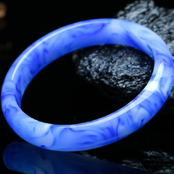 Dark Blue Jade Mini Gemstone Bracelet — Sivana