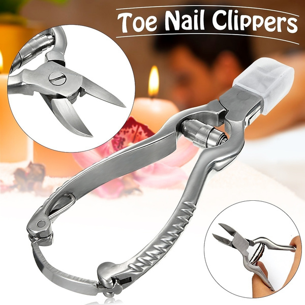 Stainless Steel Heavy Duty Toe Nail Clipper (Cutter) - Sliver 